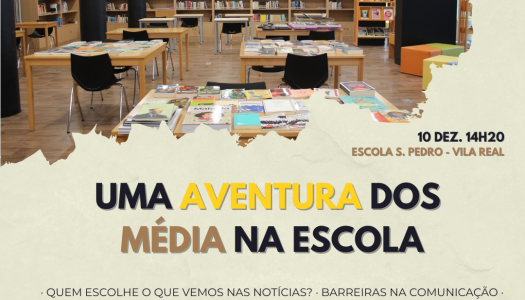 Escola S. Pedro recebe atividades da UTAD sobre literacia mediática